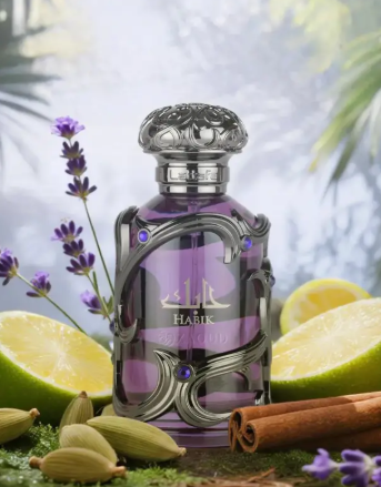 HABIK FOR HIM: Warm spicy / aromatic / woody fragrance.  Fragrantica +1  Strong spicy opening (cardamom, pepper) with herbal and aromatic heart, warmed by cinnamon.