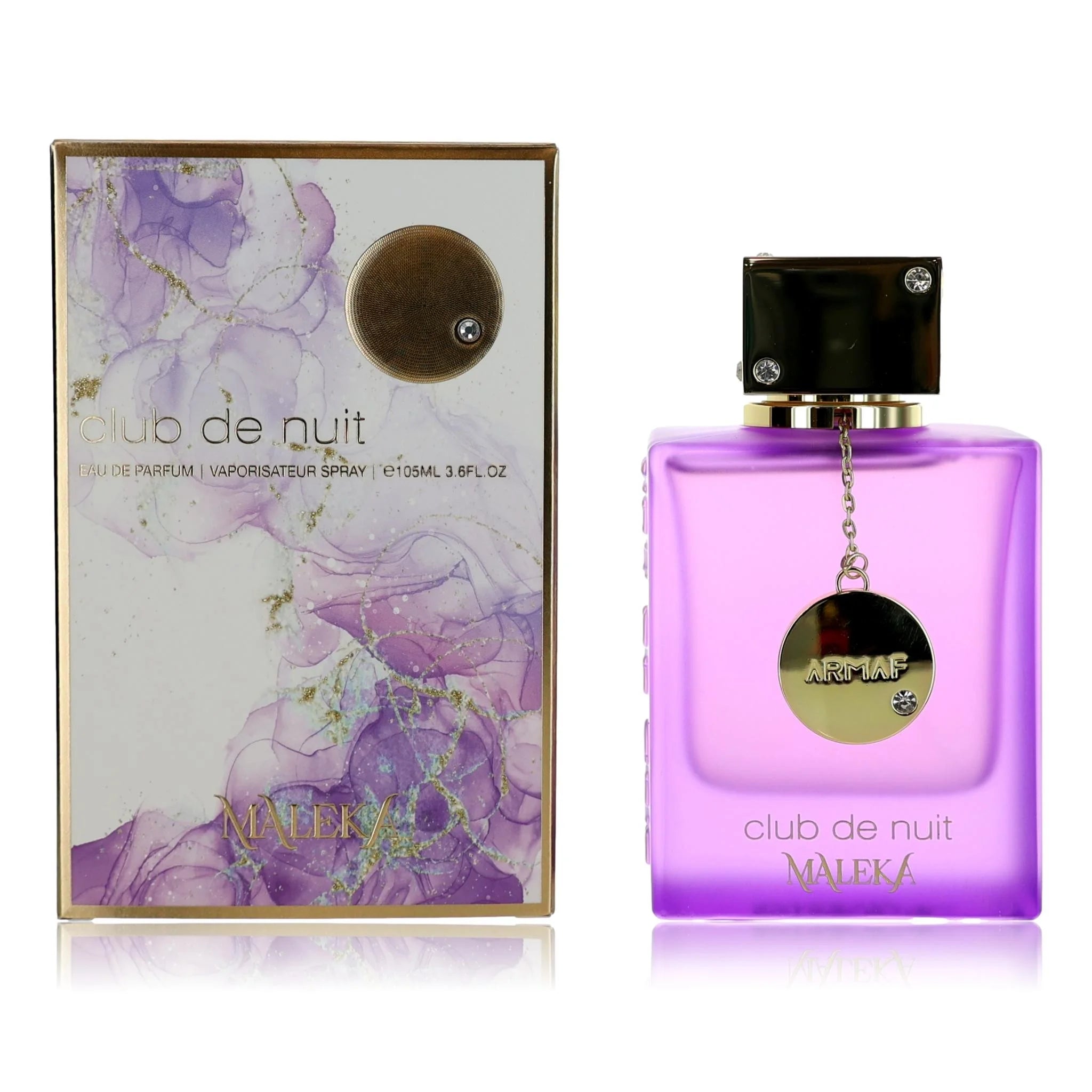 CLUB DE NUIT MALEKA:FOR WOMEN  Very fruity-floral to start: the lychee gives a juicy, playful sweetness, bergamot adds some freshness, and pink pepper gives a mild spicy sparkle.