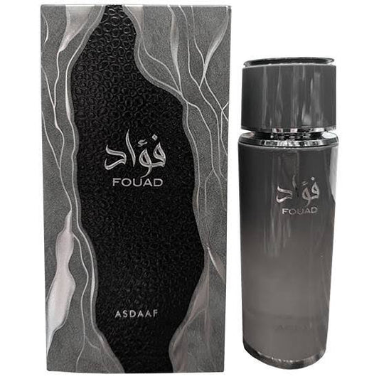 FOUAD: for men Rich, bold, with a smooth warmth in the base. It starts somewhat sharp or spicy (from saffron / bergamot) then settles into a deeper, more resinous woody-leather profile.
