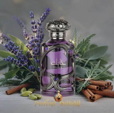 HABIK FOR HIM: Warm spicy / aromatic / woody fragrance.  Fragrantica +1  Strong spicy opening (cardamom, pepper) with herbal and aromatic heart, warmed by cinnamon.